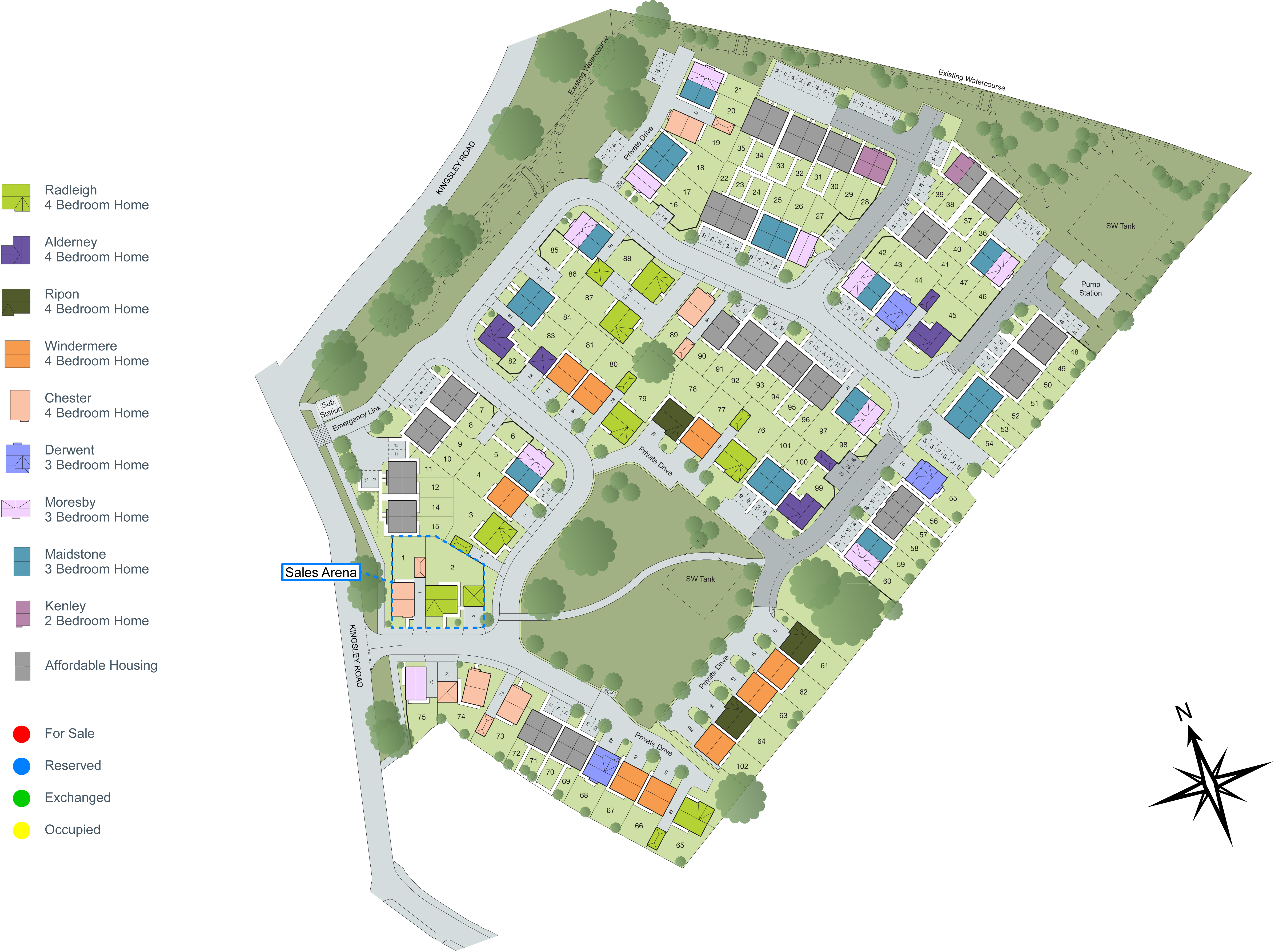 4 bedroom detached house for sale in "Ripon" at Kingsley Road
