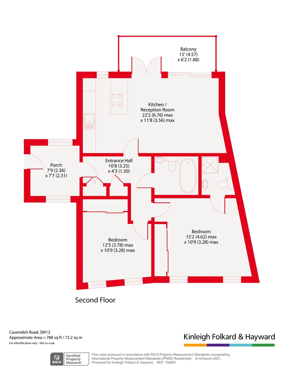 Cavendish Road, London floorplan