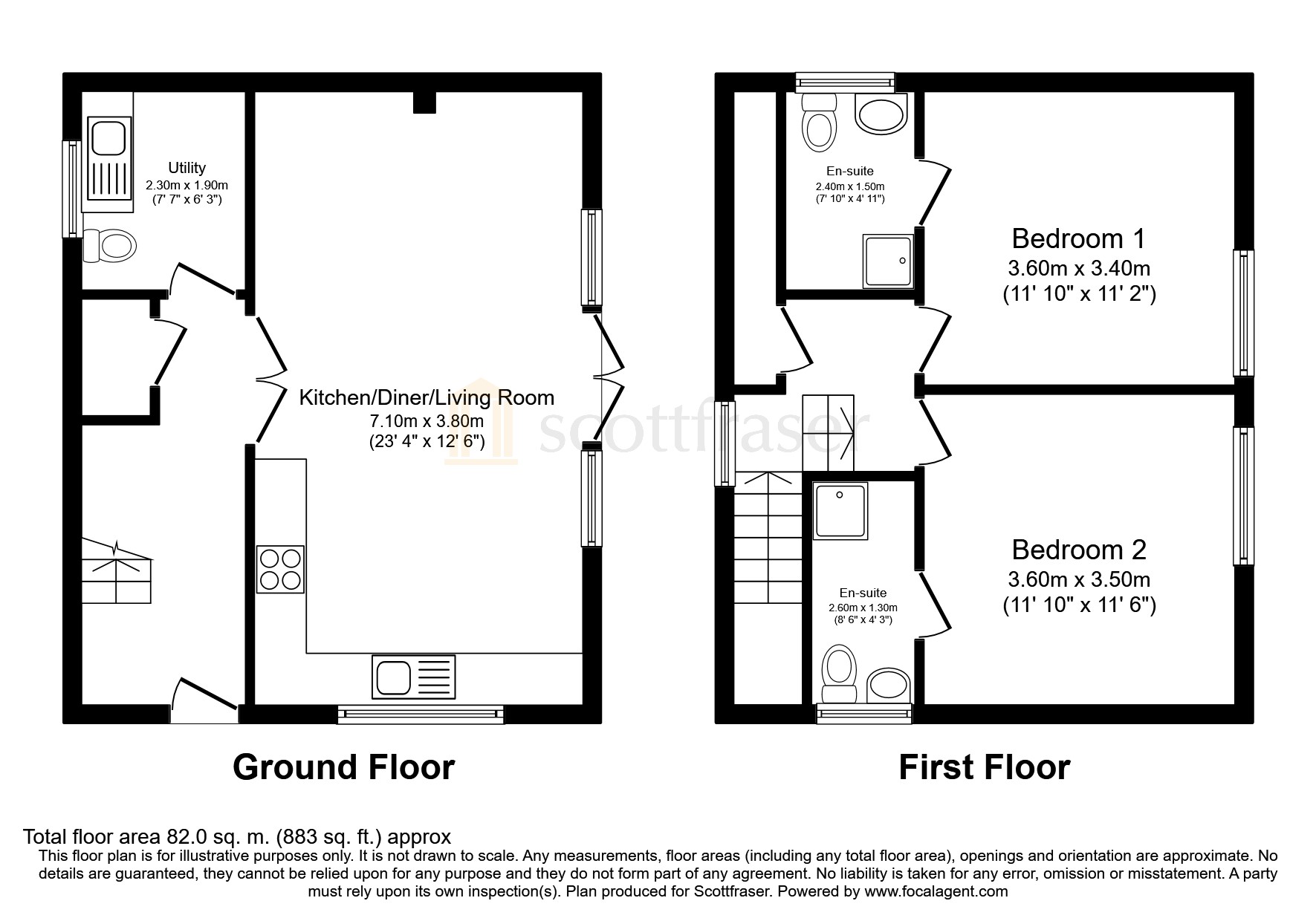 Henley, 18, Osler Road, Headington floorplan