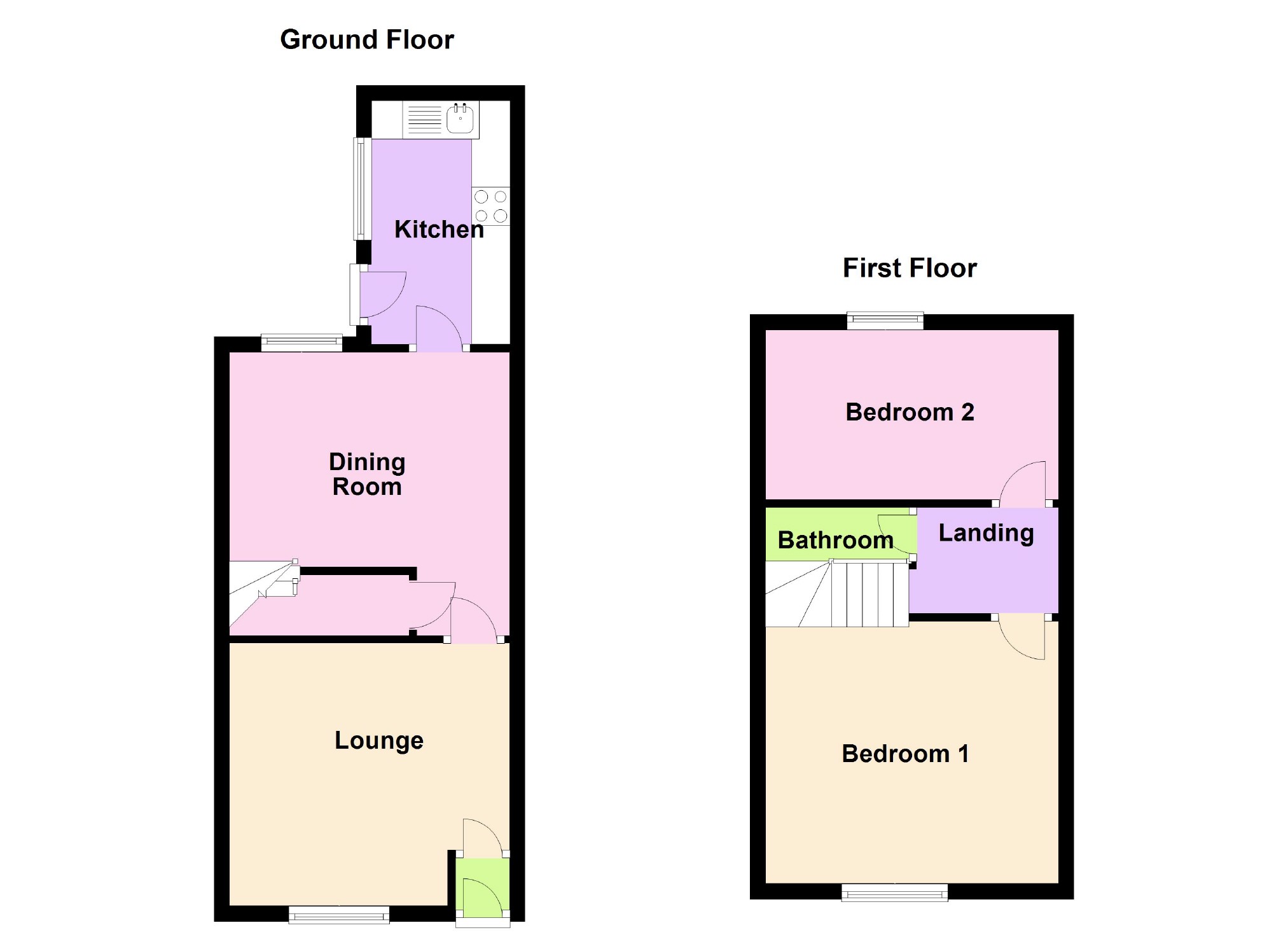 2 Bedrooms Terraced house for sale in Belgrave Street, Denton, Manchester M34