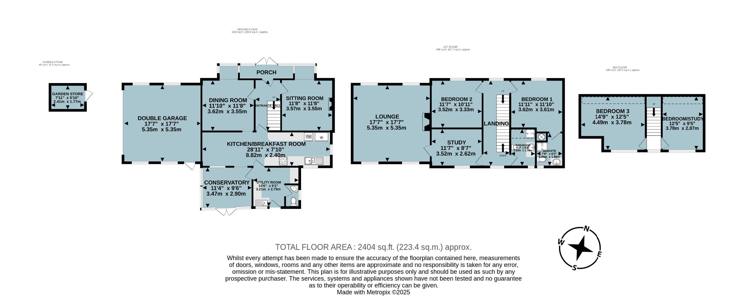 Hunters Lodge, Lynton floorplan
