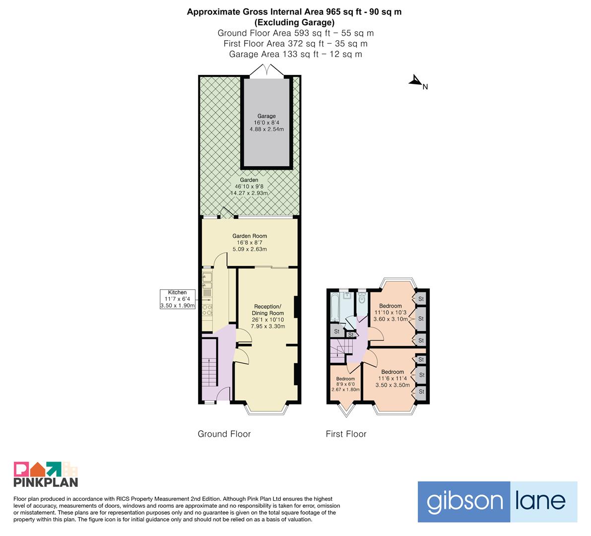 121, Cardinal Avenue, Kingston Upon Thames floorplan