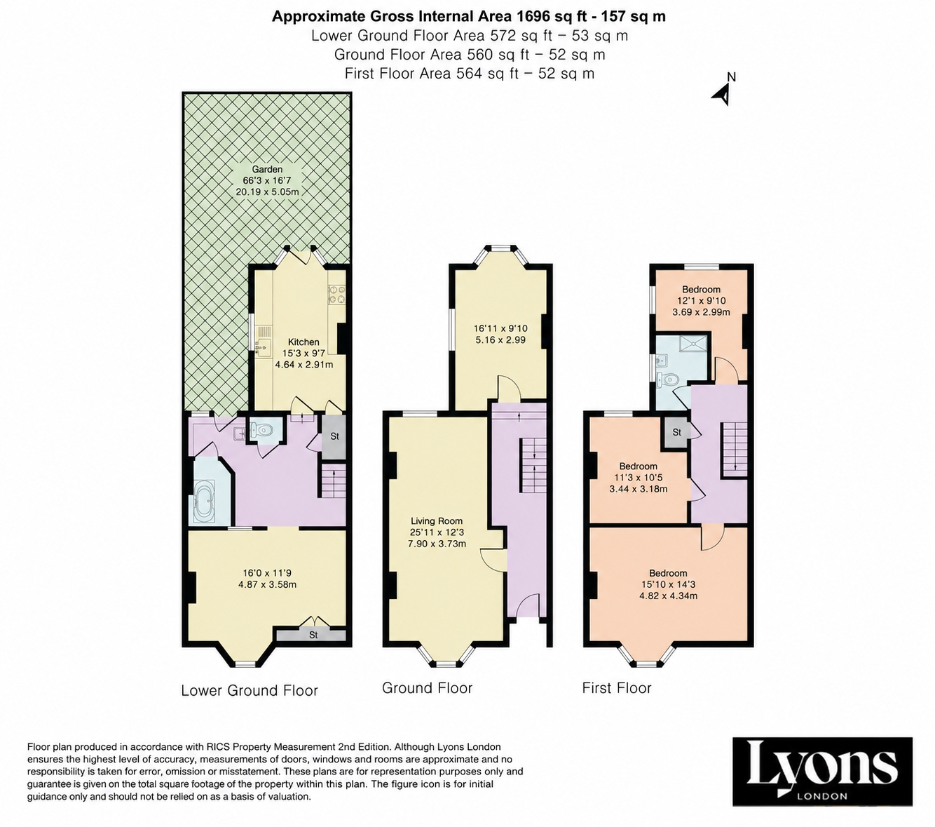 135, Mayola Road, Greater London floorplan