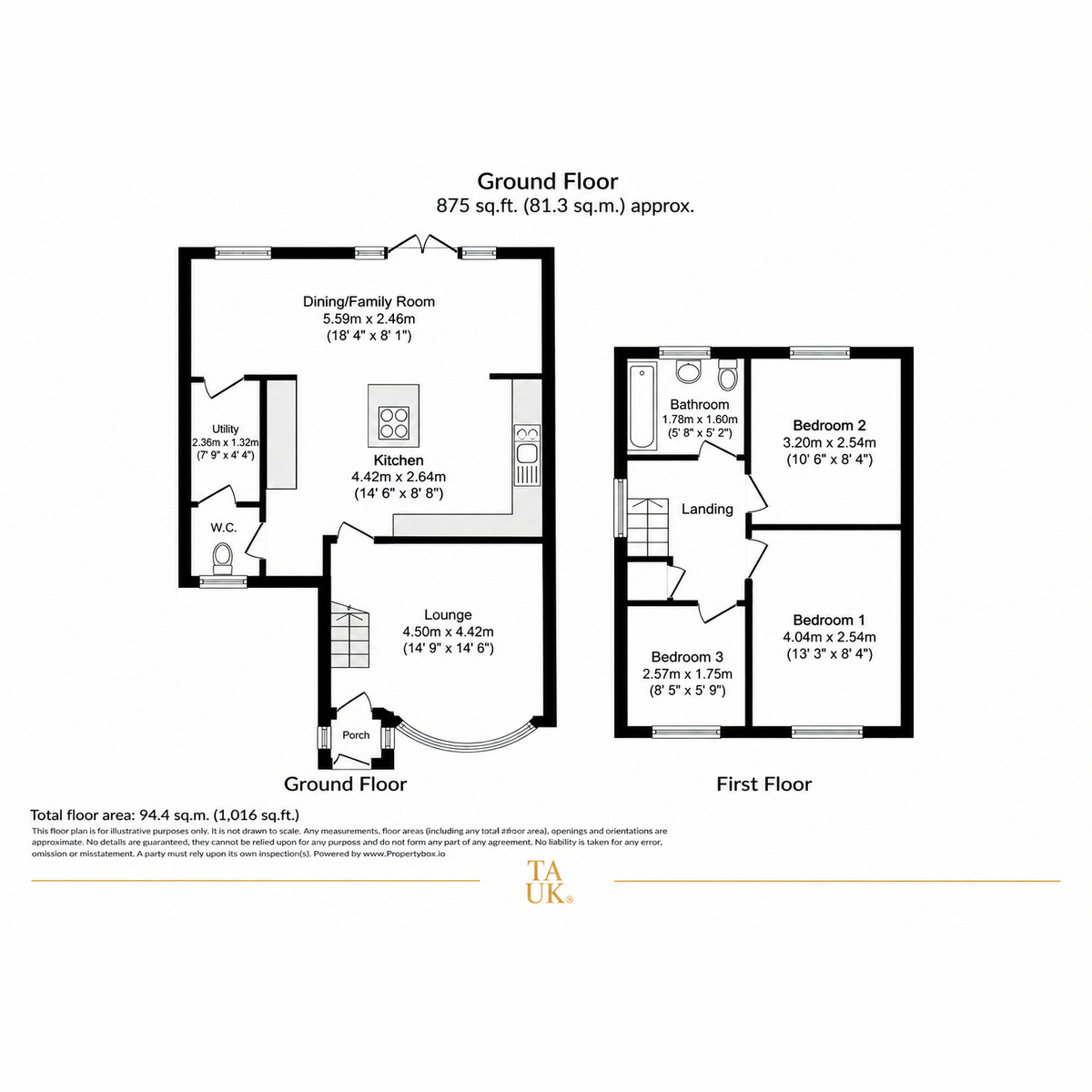 43, Mallard Crescent, Poynton floorplan