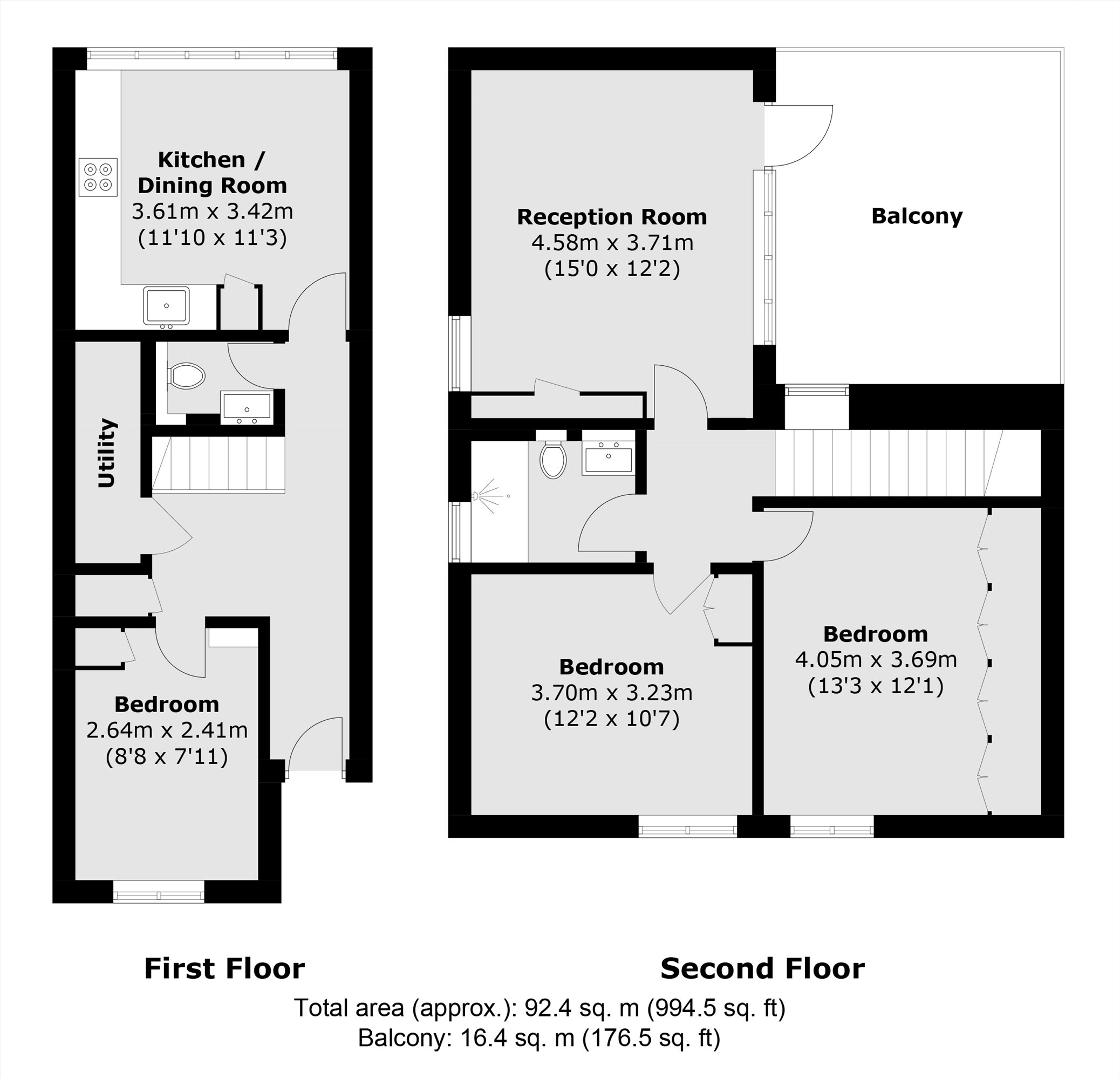 23, Andrews Walk, London floorplan