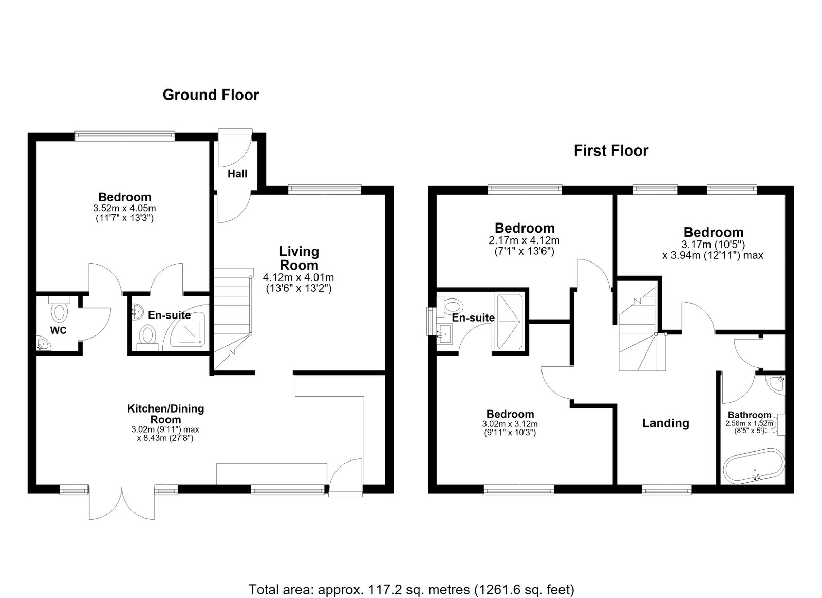 58, Christie Close, Chatham floorplan