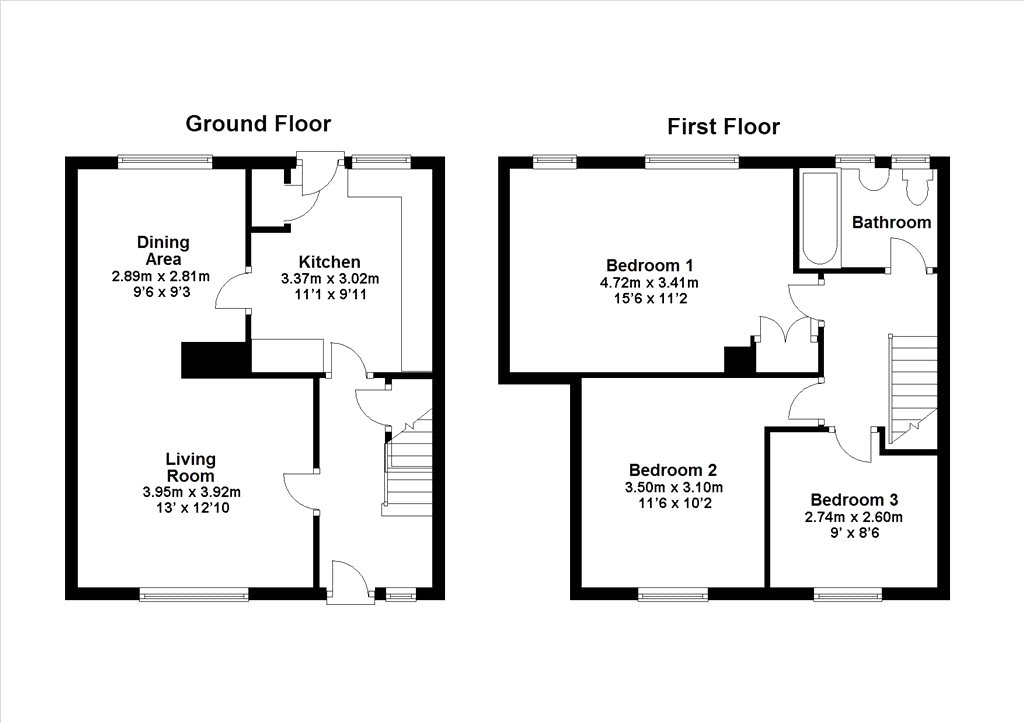 3 Bedrooms Terraced house for sale in Hunters Way, Saffron Walden, Essex CB11