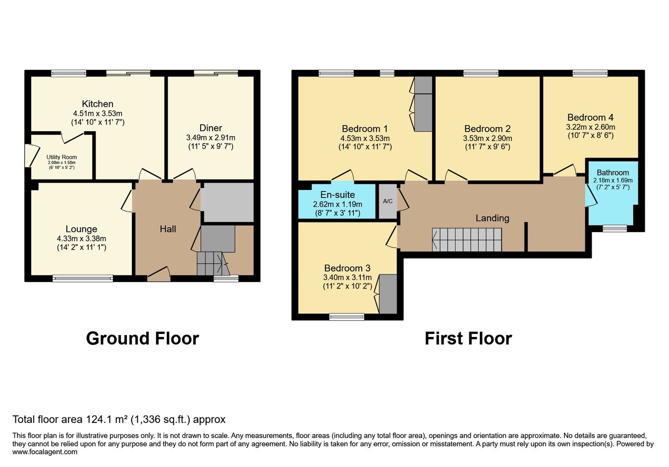 12, Greenwich Avenue, Spalding floorplan