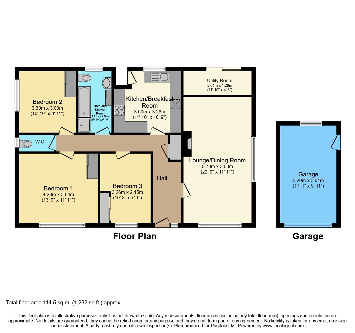 Lindridge Lane, Newton Abbot TQ12, 3 bedroom detached bungalow for sale