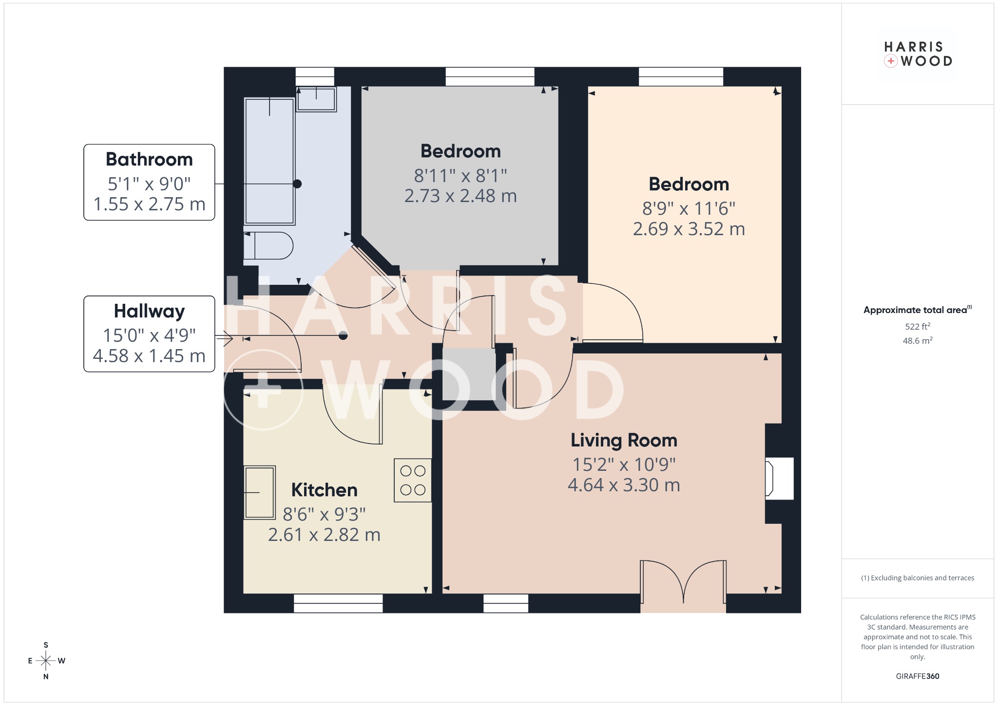 83 Wood Grove, Silver End, Essex floorplan