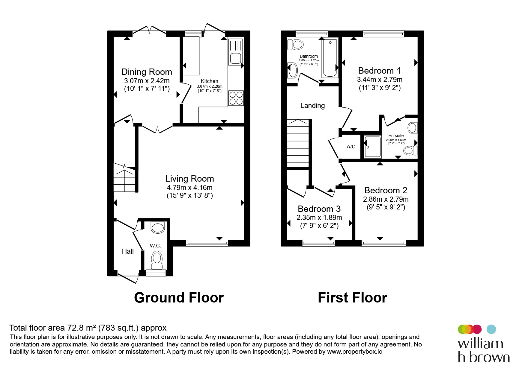 2, Elvaston Court, Grantham floorplan