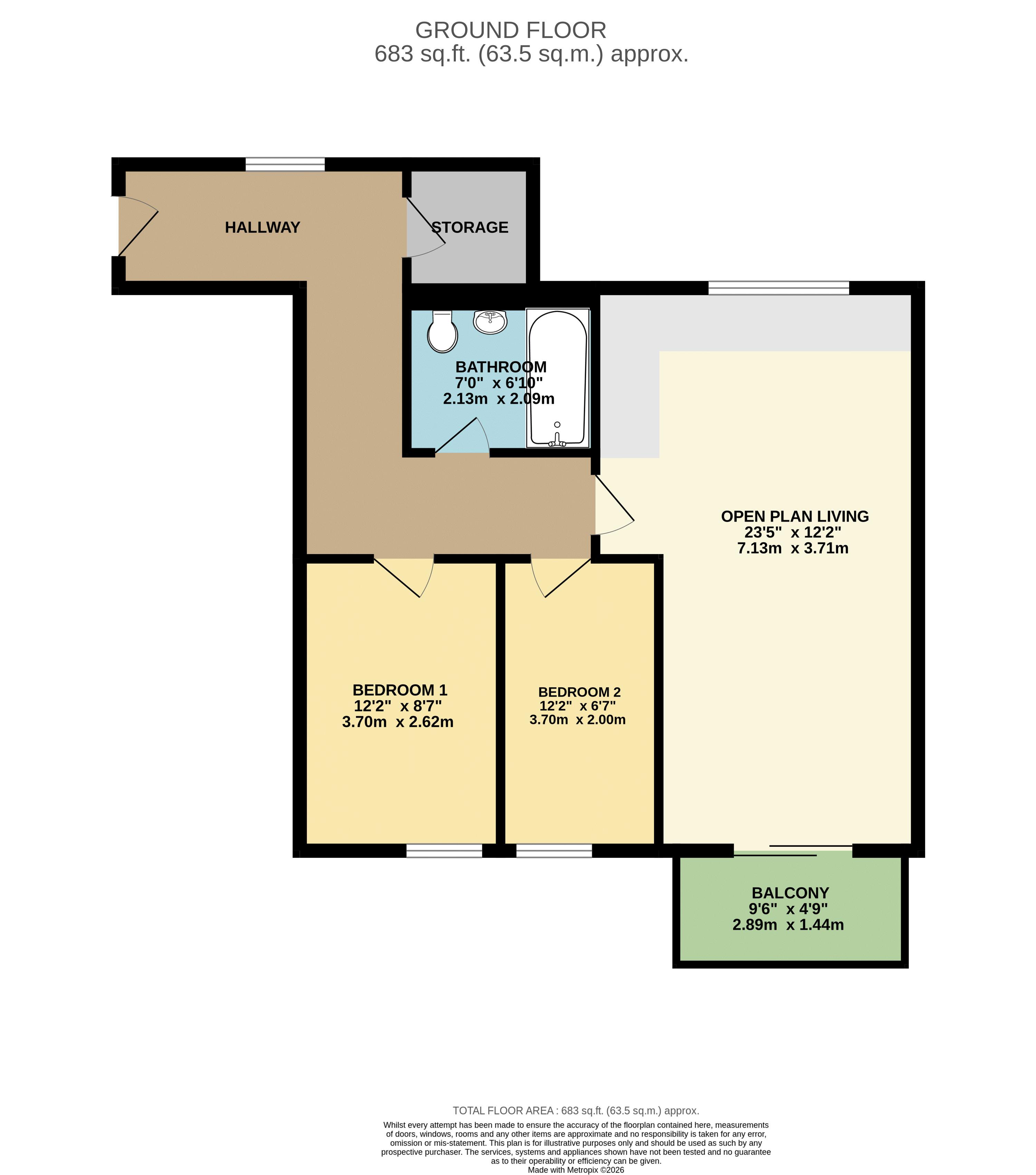167, Angelica Road, Lincoln floorplan