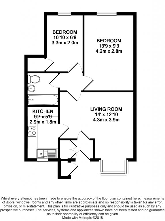 2 Bedrooms Flat for sale in Lea Court, Farnham GU9