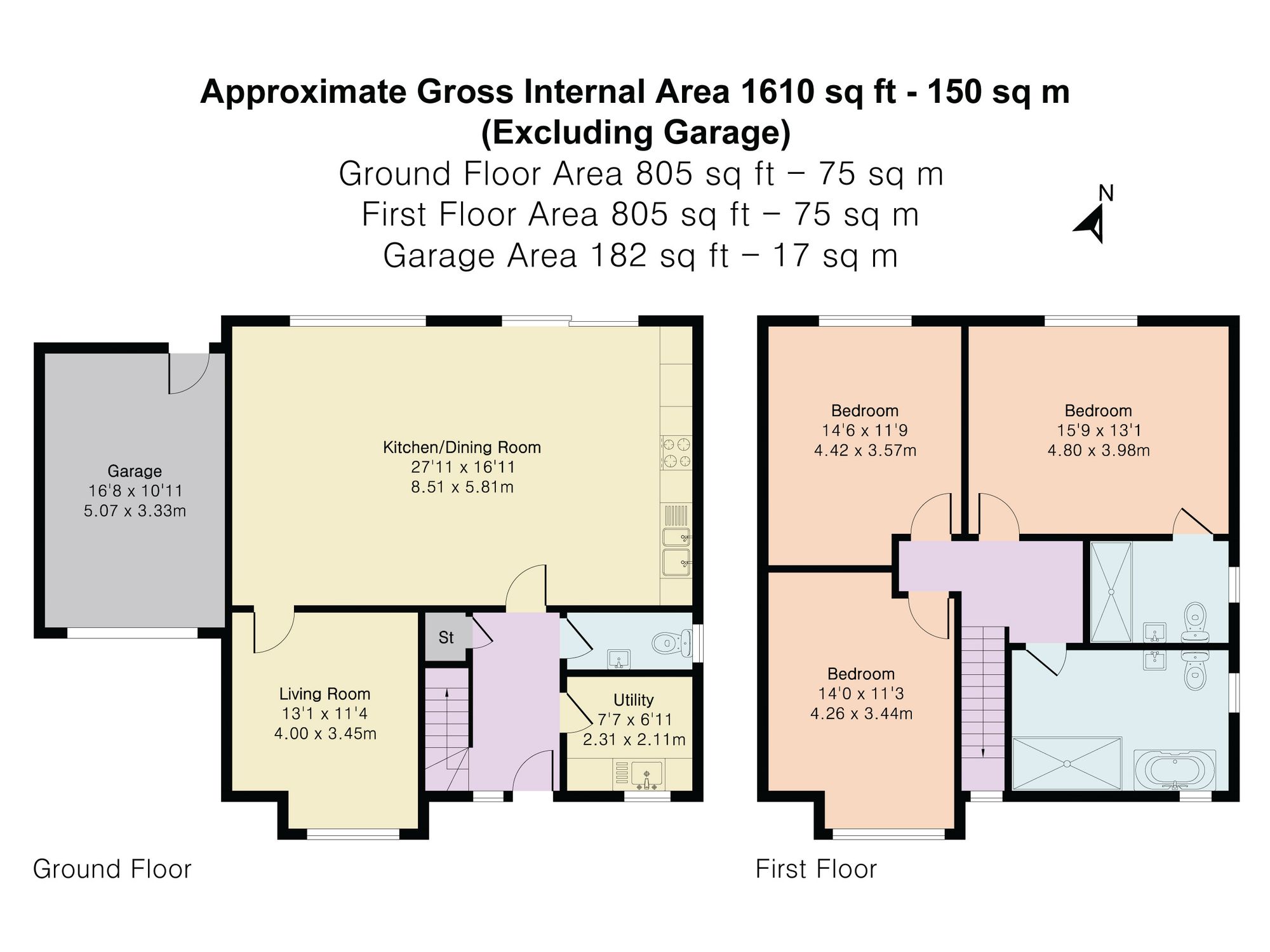 Le Kosel, Galowans Fields, St. Austell floorplan