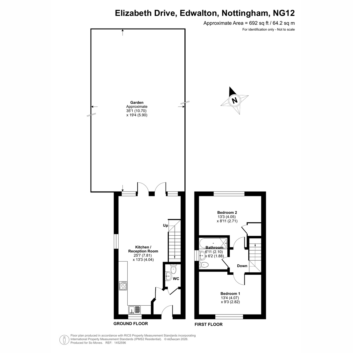 11, Elizabeth Drive, Nottingham floorplan