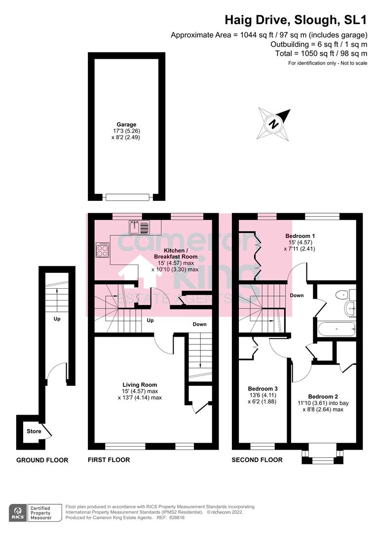 Haig Drive, Cippenham, Slough SL1, 3 bedroom for sale