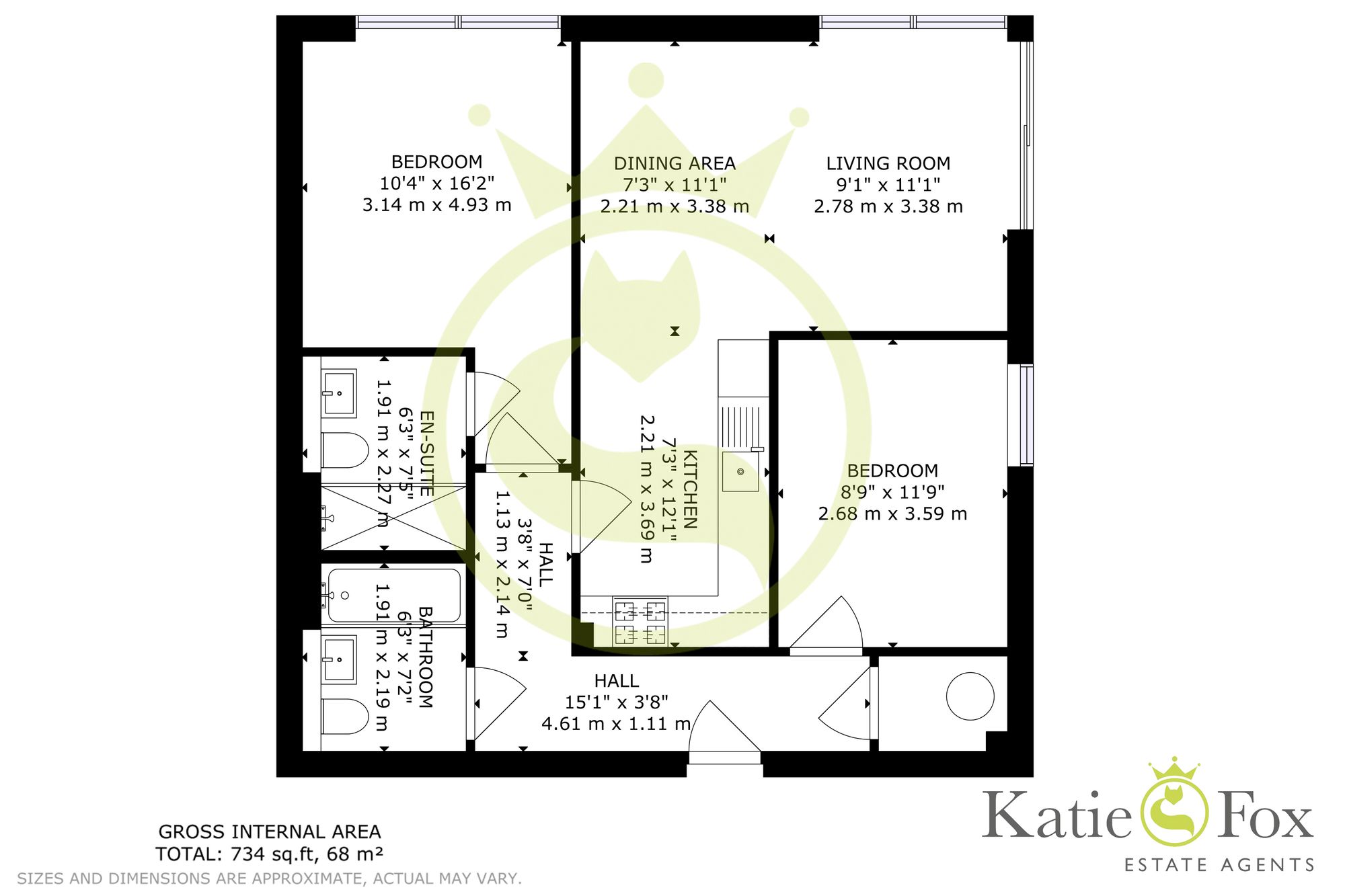 Flat 2, Aurora 121A North Road, Poole floorplan