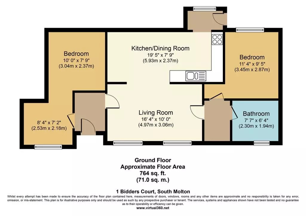 South Molton Devon, Devon floorplan
