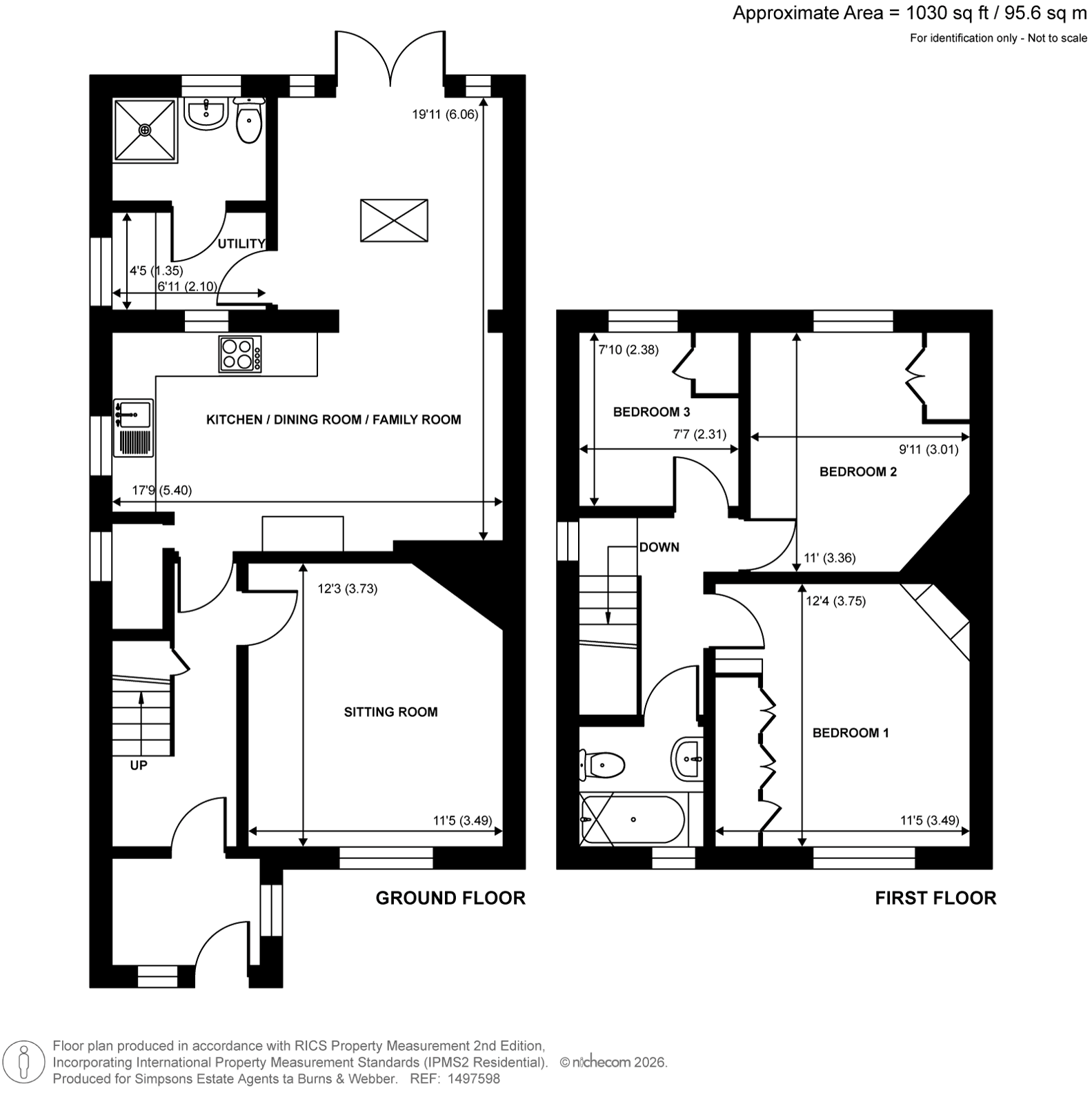 71, Grange Road, Guildford floorplan