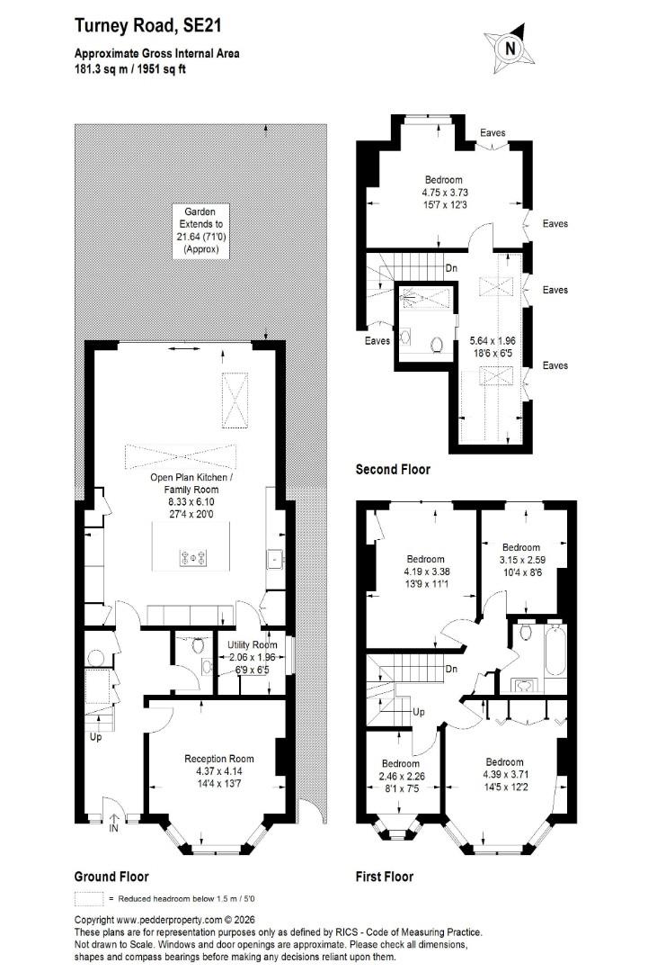 115, Turney Road, London floorplan