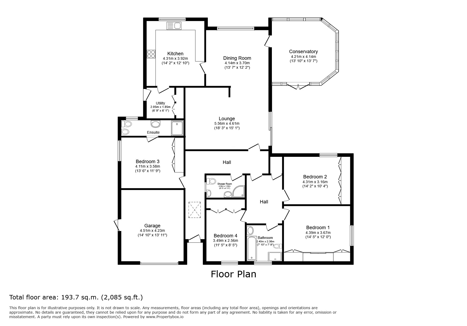 59, Abbots Grange, Chester floorplan