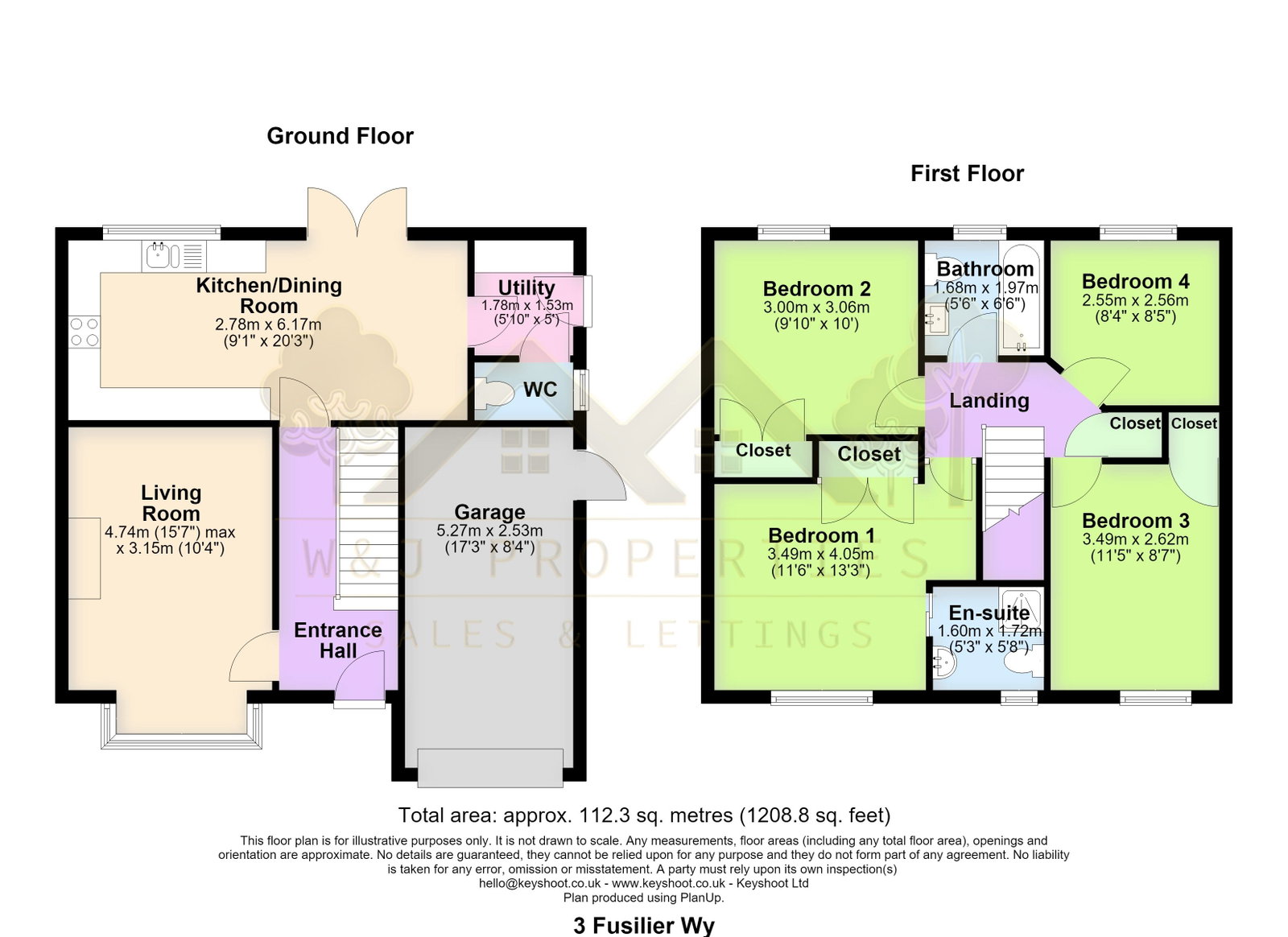 3, Fusilier Way, Darwen floorplan