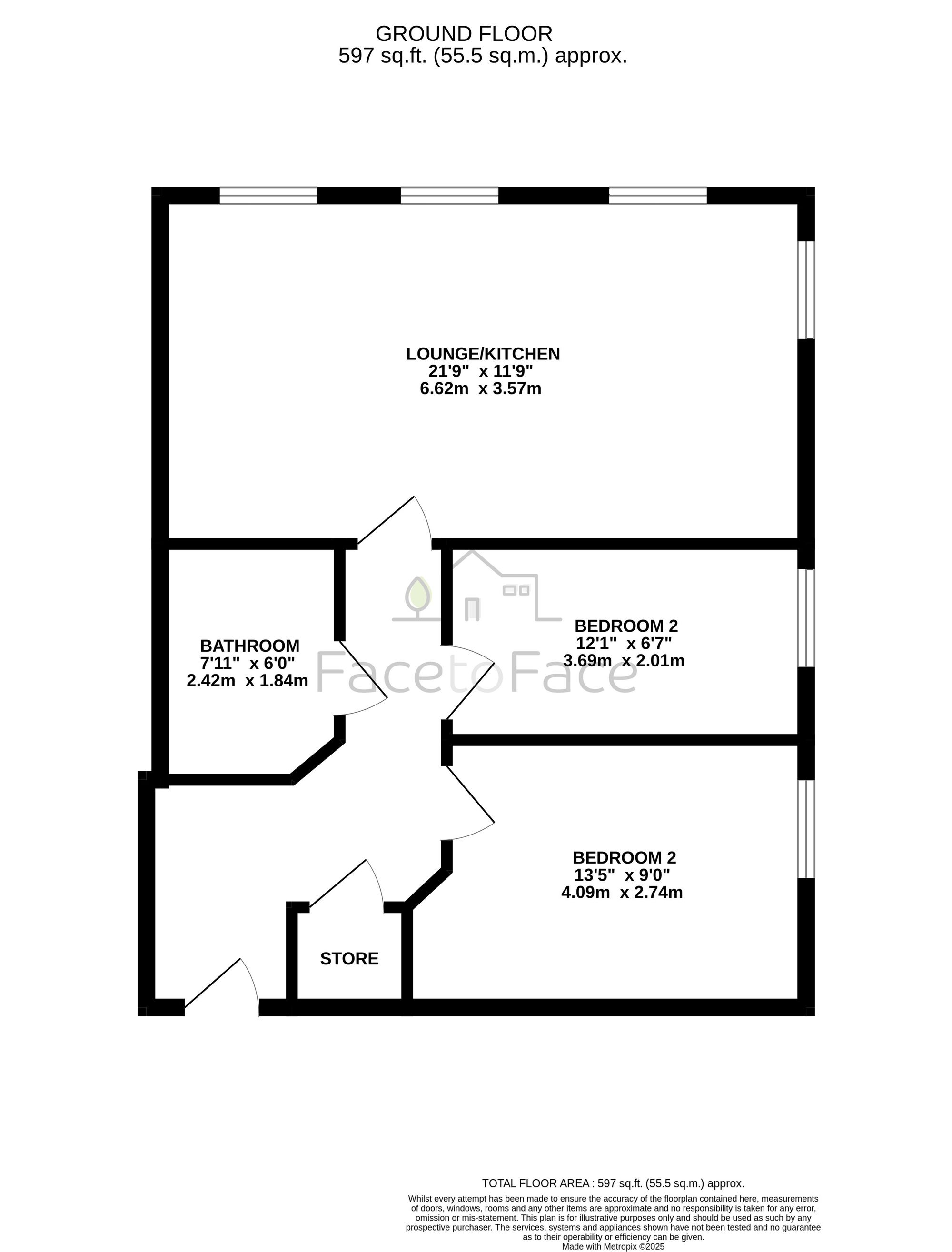 42 Gale Close, Littleborough floorplan