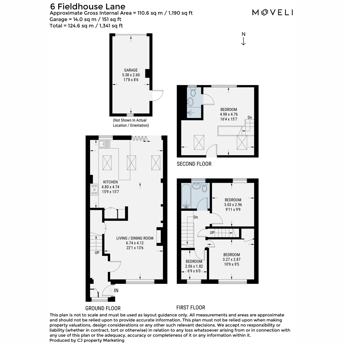 6, Fieldhouse Lane, Marlow floorplan