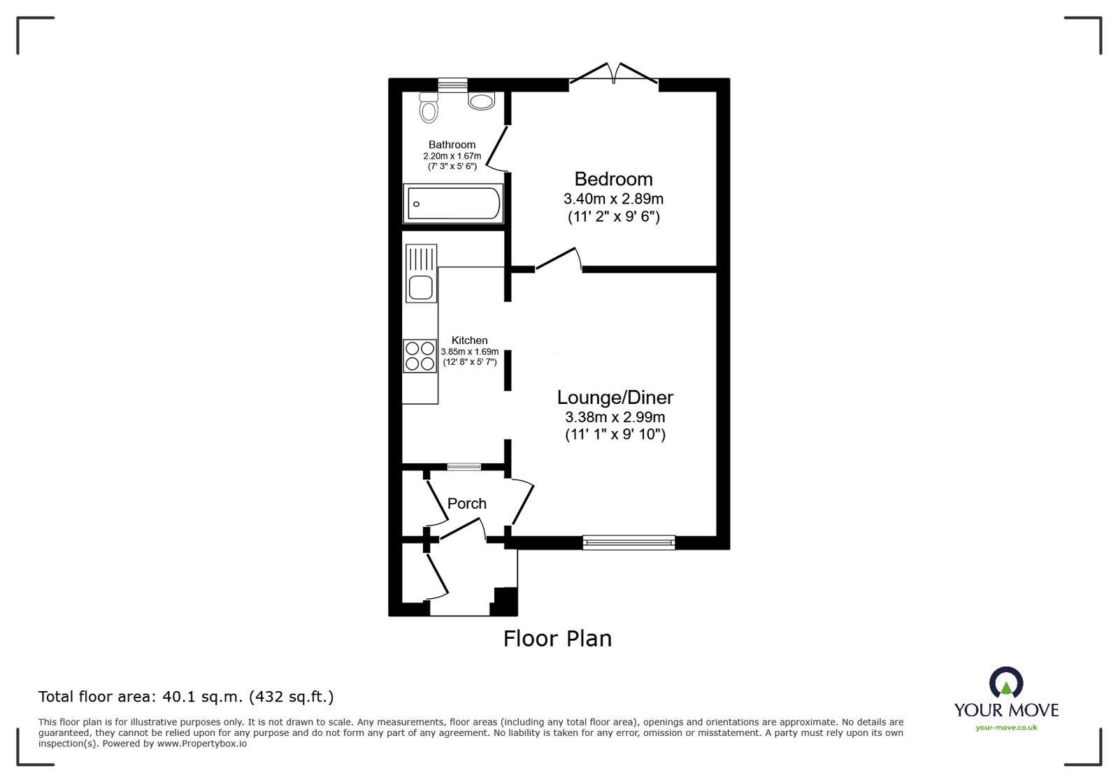 26, Elsham Crescent, Lincolnshire floorplan