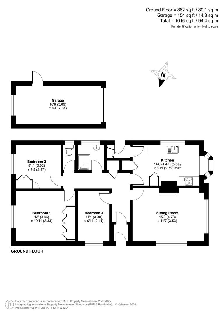 20, Weardale Road, Chandler's Ford floorplan