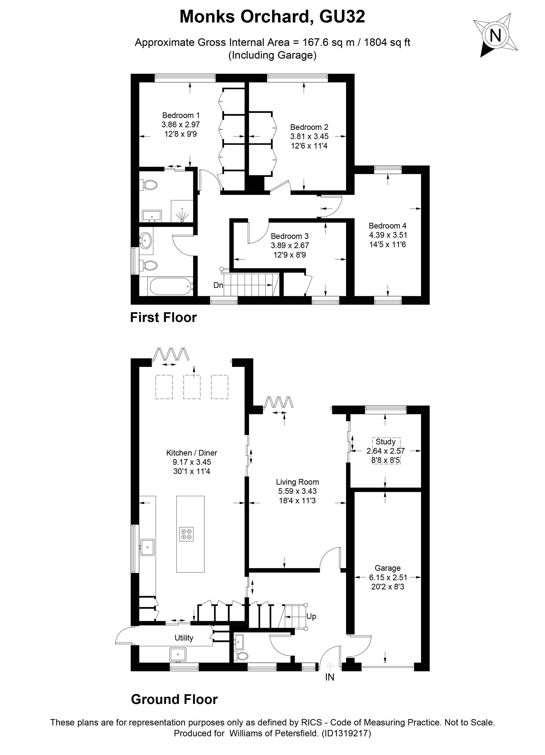 33, Monks Orchard, Hampshire floorplan