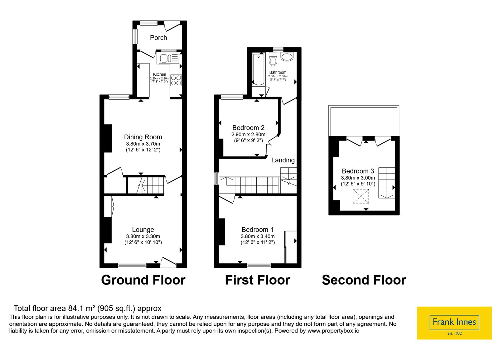 9, Queen Street, Chesterfield floorplan