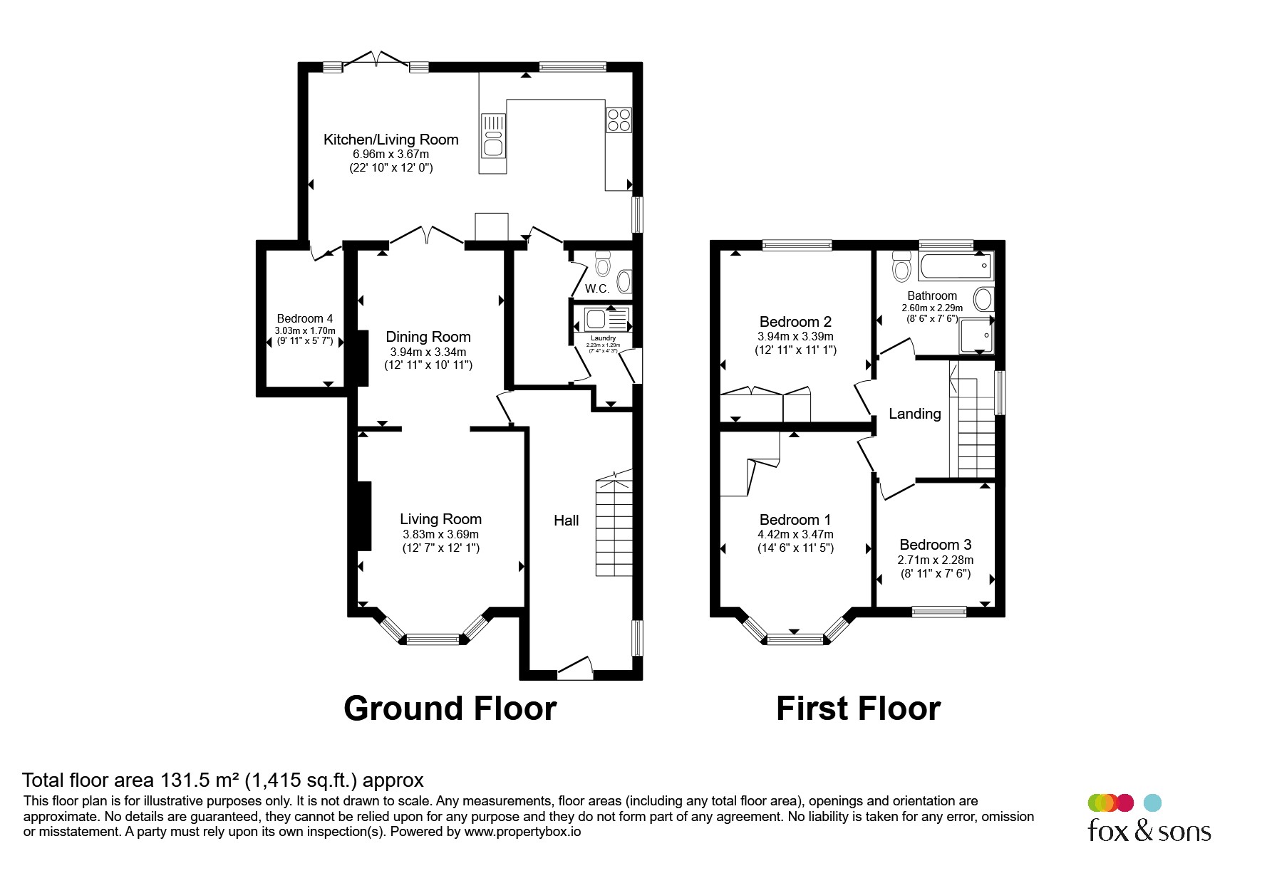 2, Drake Avenue, Worthing floorplan