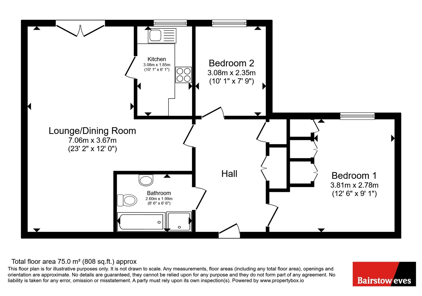 22, The Grange, 126, Stock Road, Essex floorplan