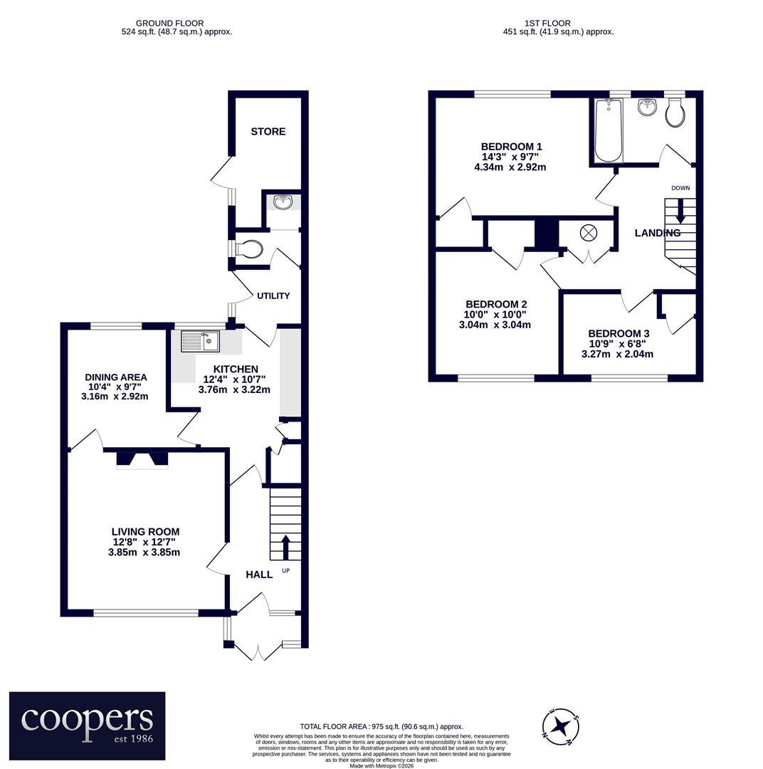 58, Moorfield Road, Uxbridge floorplan