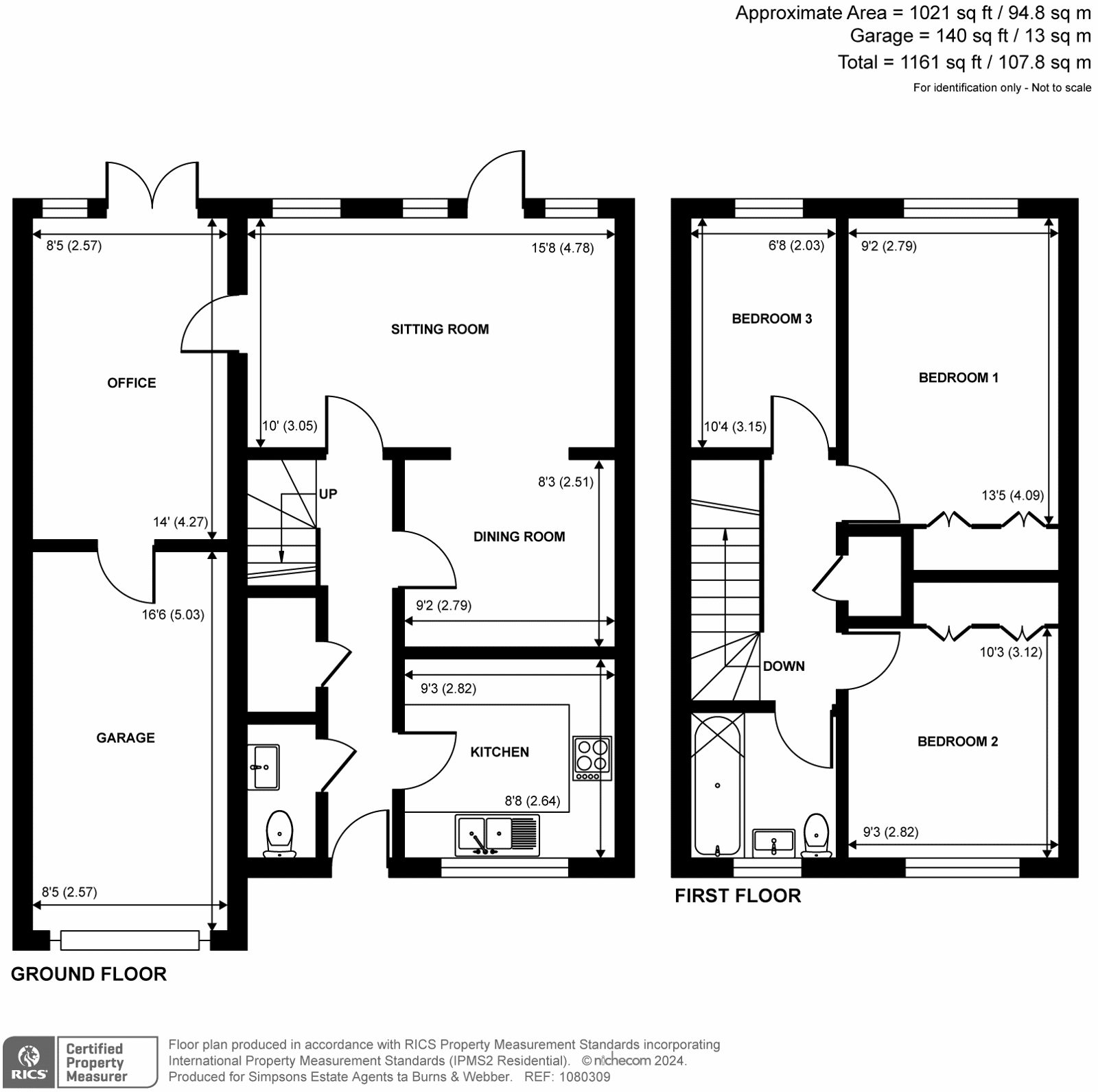 Pullman Lane, Godalming GU7, 3 bedroom linkdetached house for sale