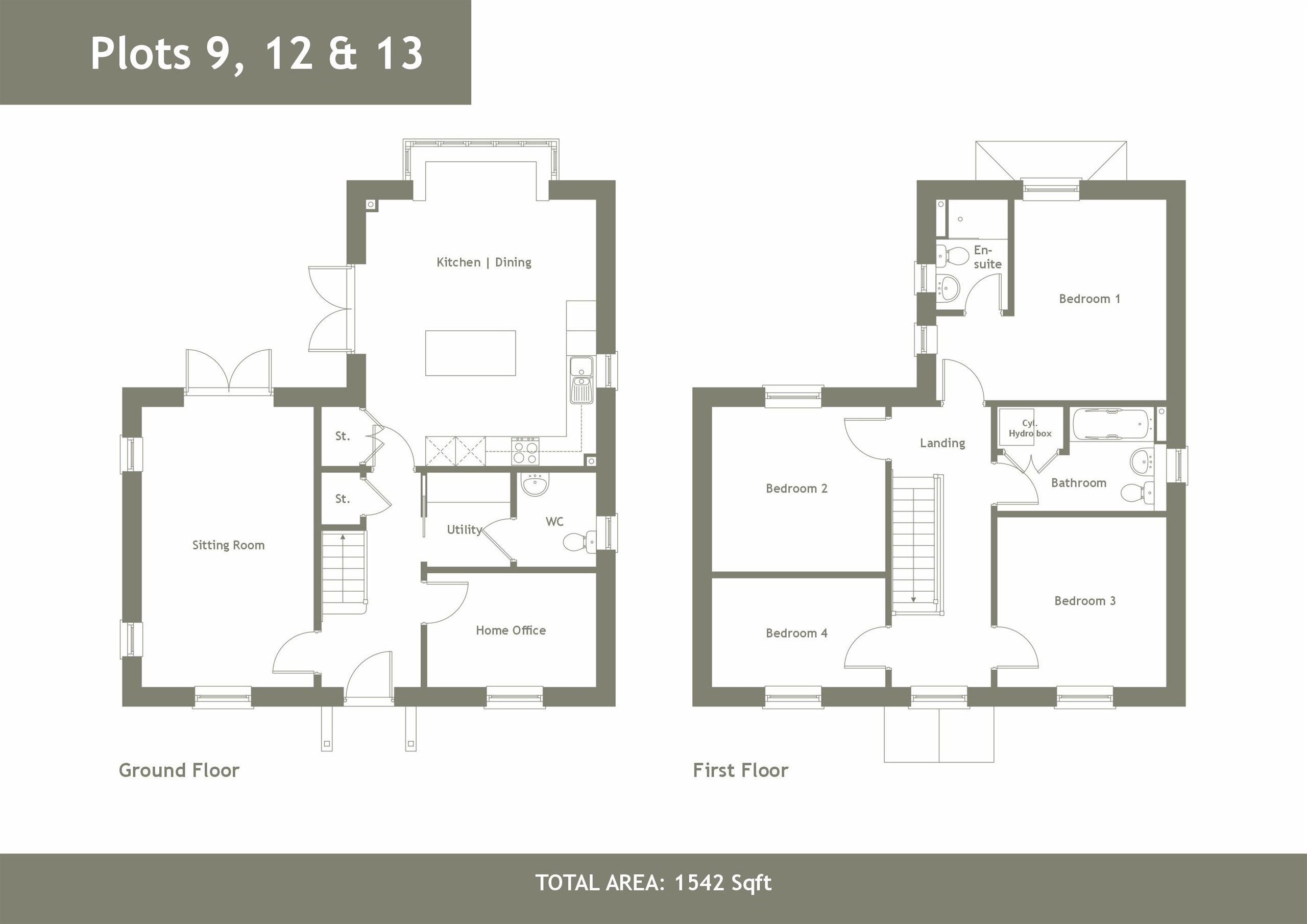 Plot 9a, Kingshall Place, Bury St. Edmunds floorplan