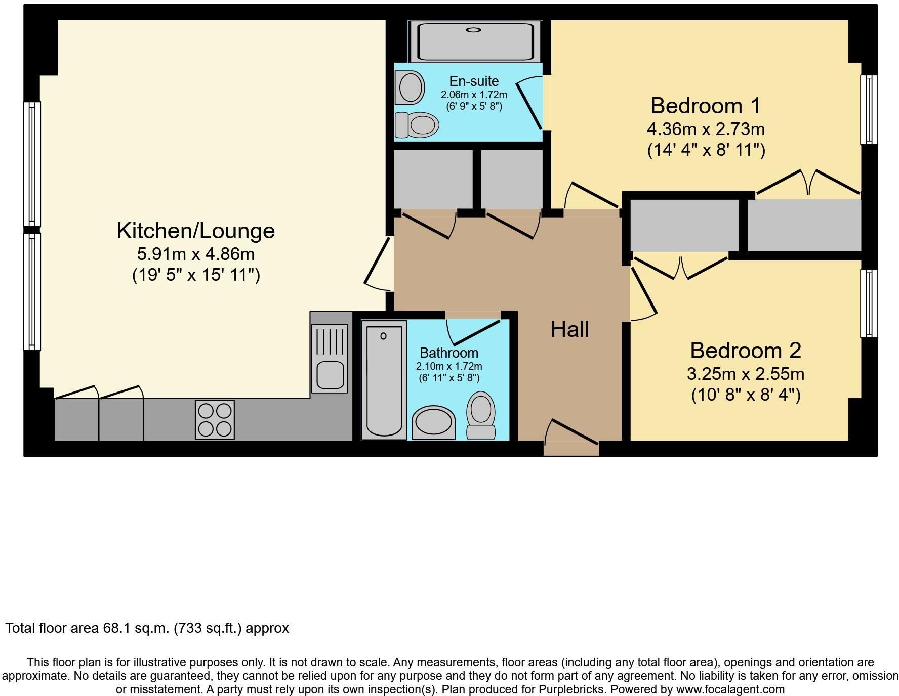88 Old Pump House Close, Bristol floorplan