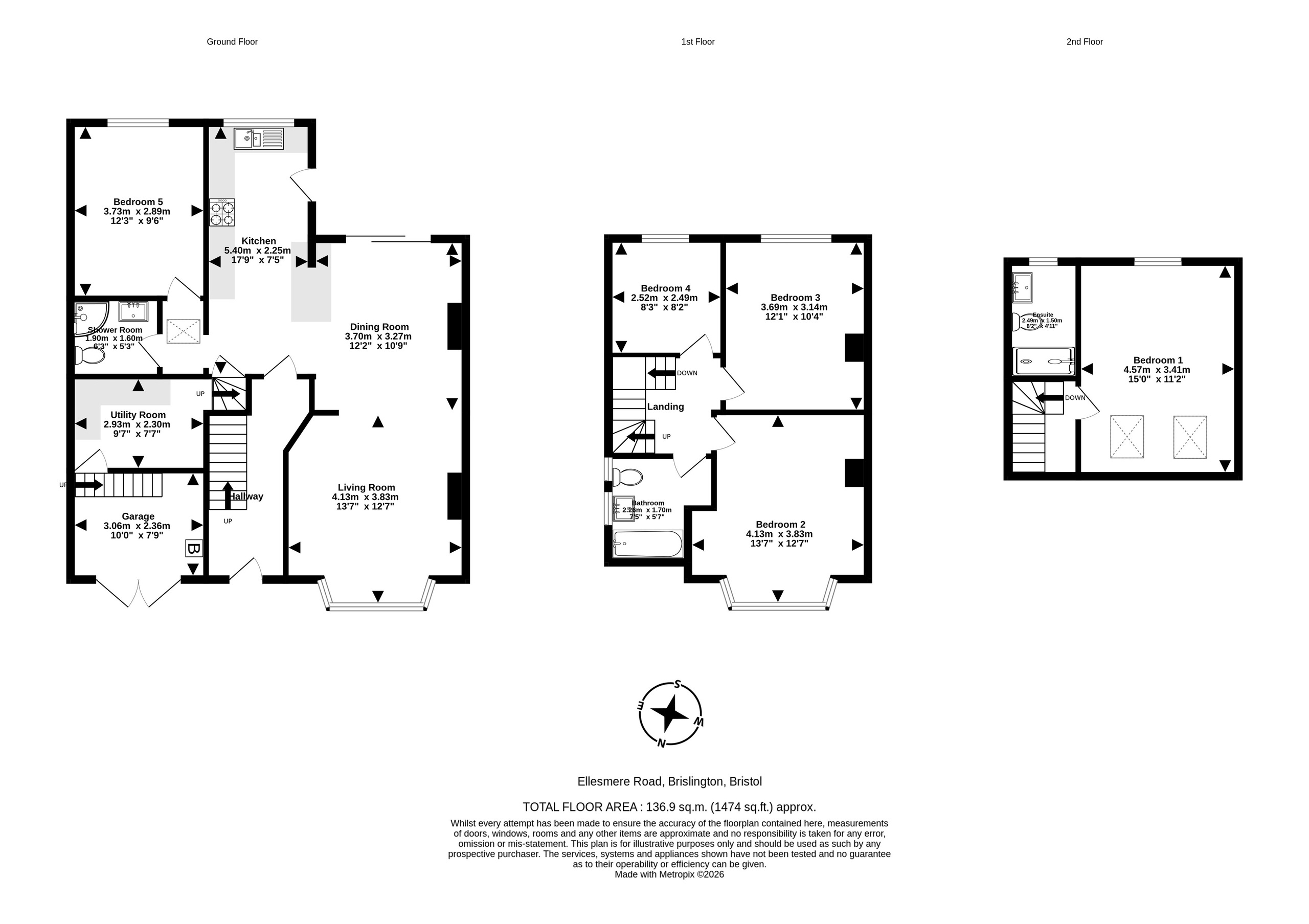 16 Ellesmere Road, Bristol floorplan