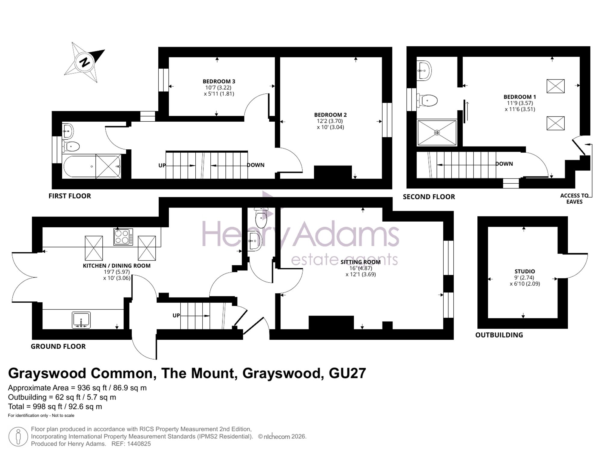 1 Grayswood Common The Mount, Haslemere floorplan