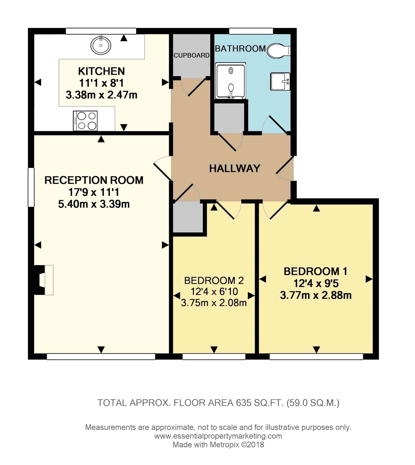 2 Bedrooms Flat to rent in Station Road East, Oxted, Surrey RH8