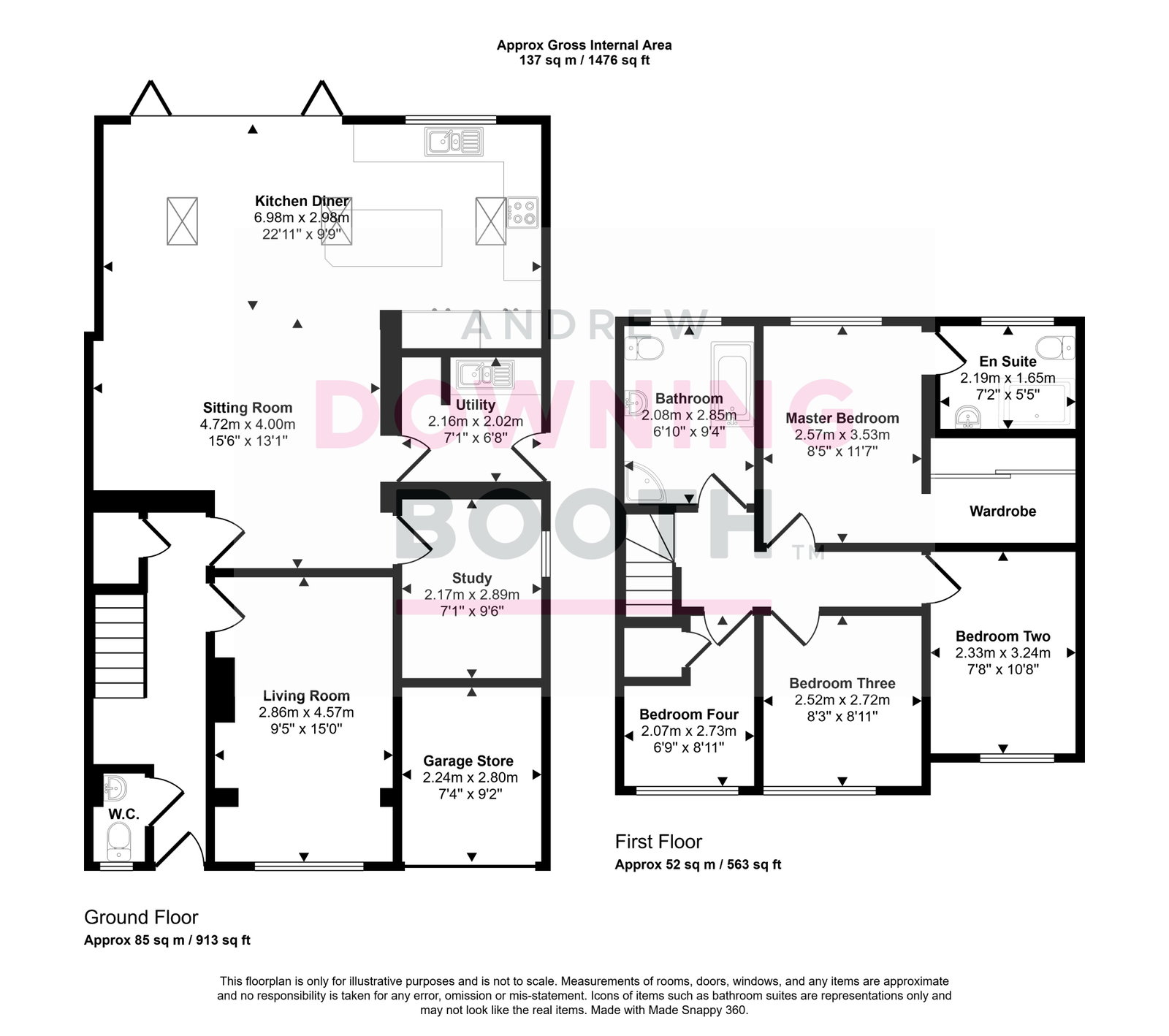 9, Walmer Meadow, Walsall floorplan