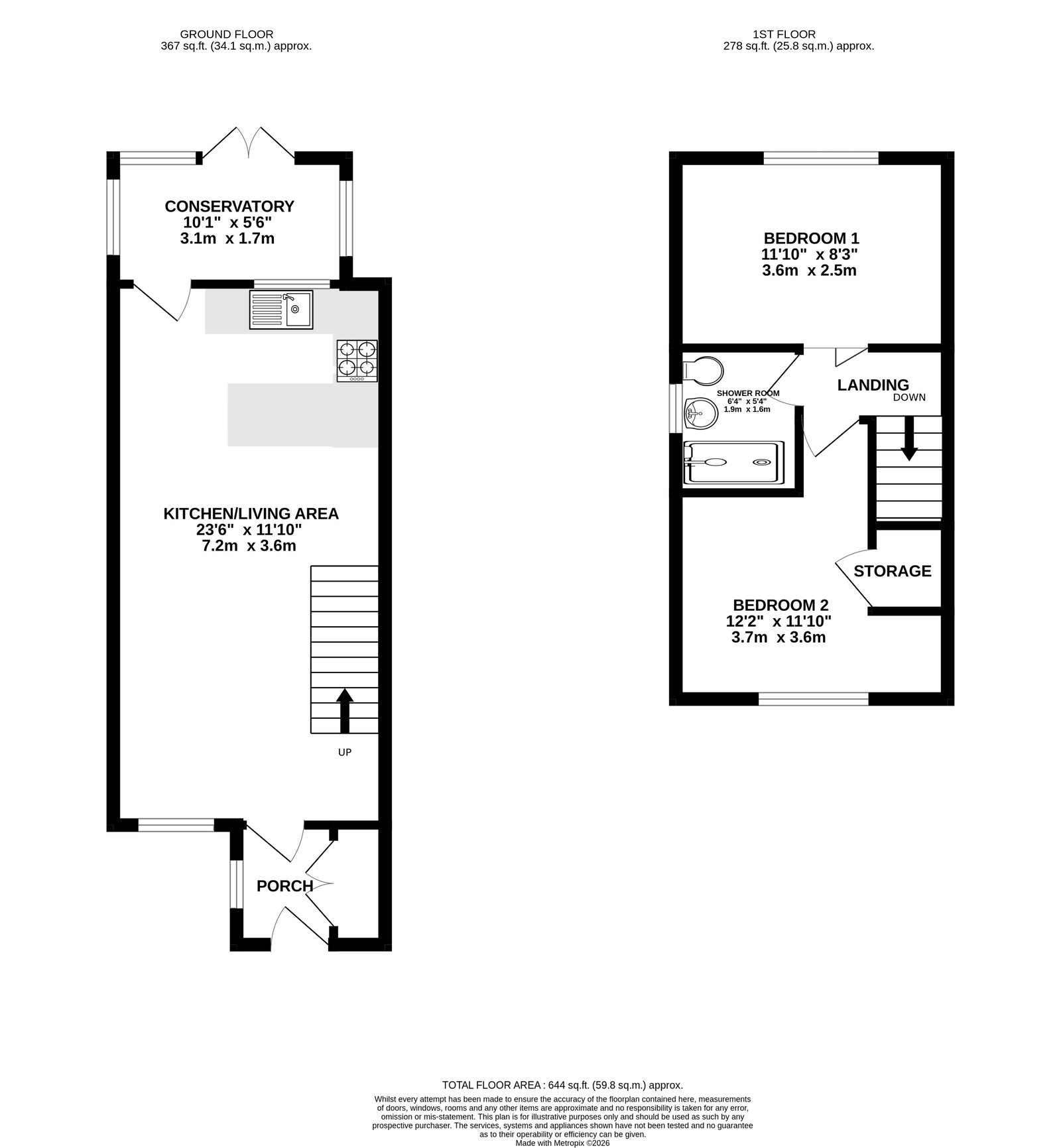 Atholl Close, Weston-super-Mare floorplan