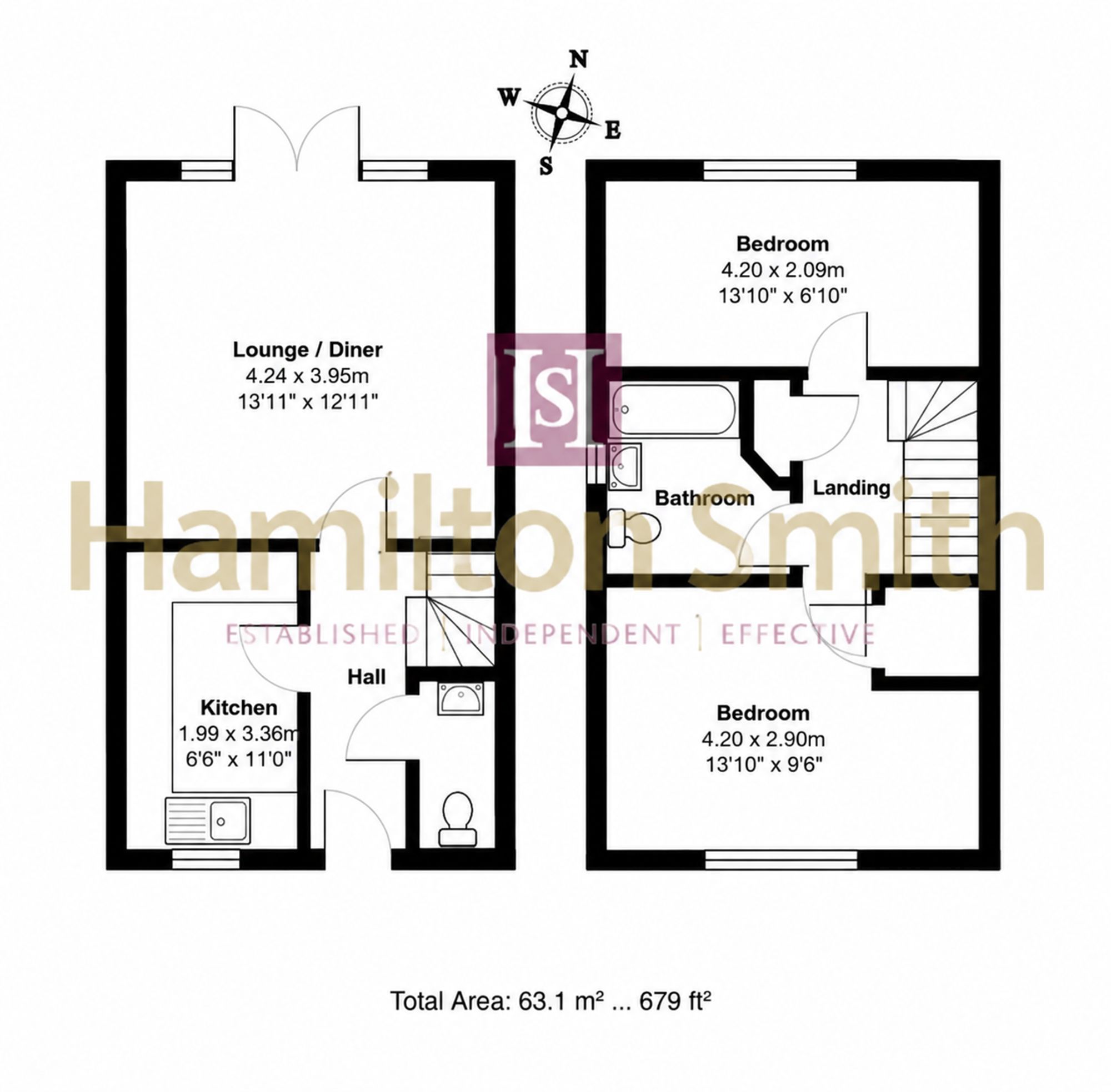 1 Pettiward Close, Stowmarket floorplan