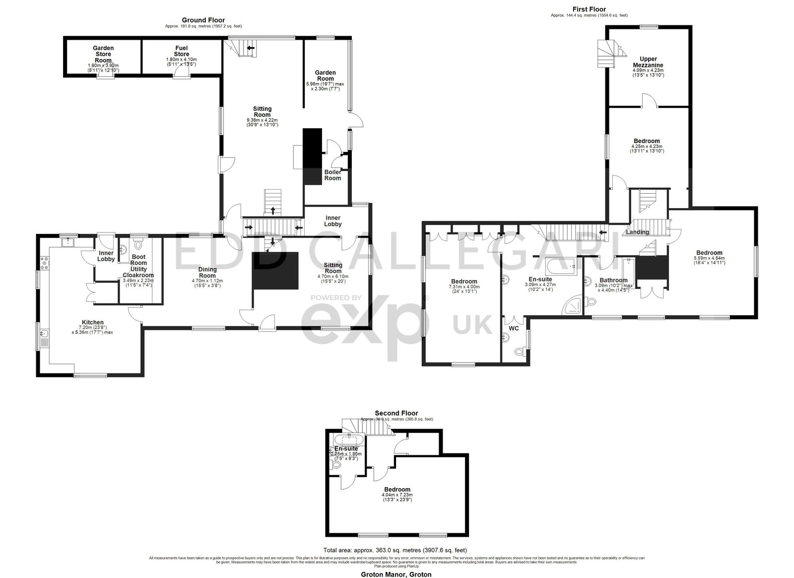 Groton Manor, Castlings Heath, Sudbury floorplan