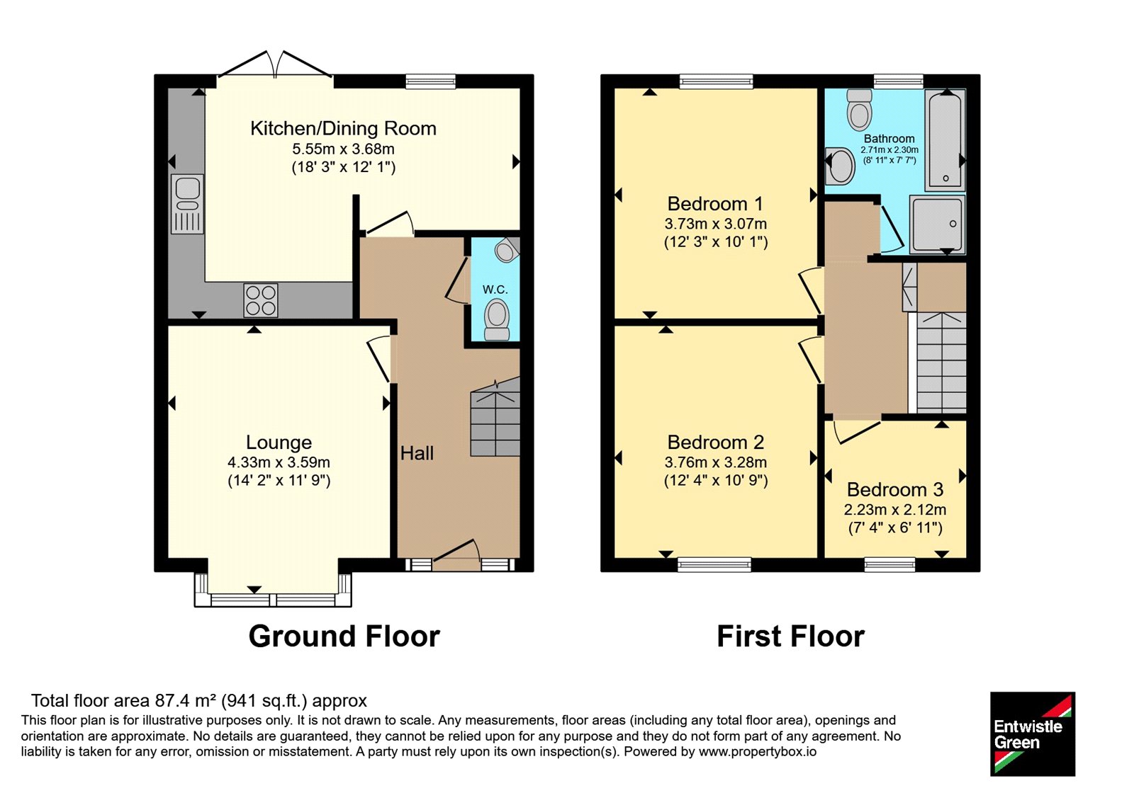 8, Moorland Road, Lancashire floorplan