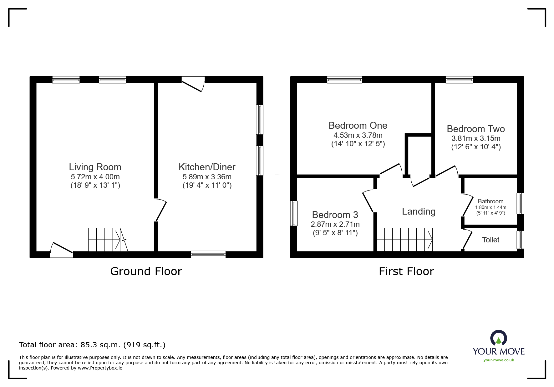 29, Reginald Road, Barnsley floorplan