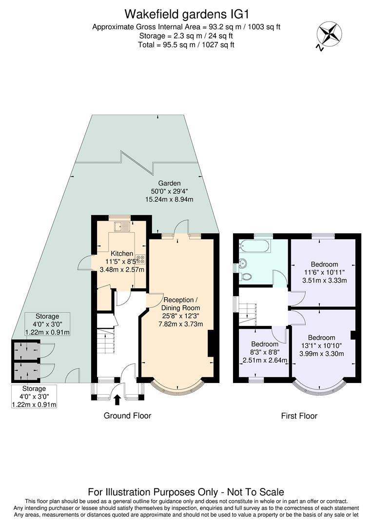3, Wakefield Gardens, Ilford floorplan