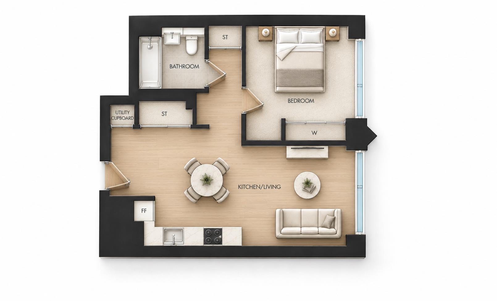 10 Aviator Drive, The Maple, London floorplan