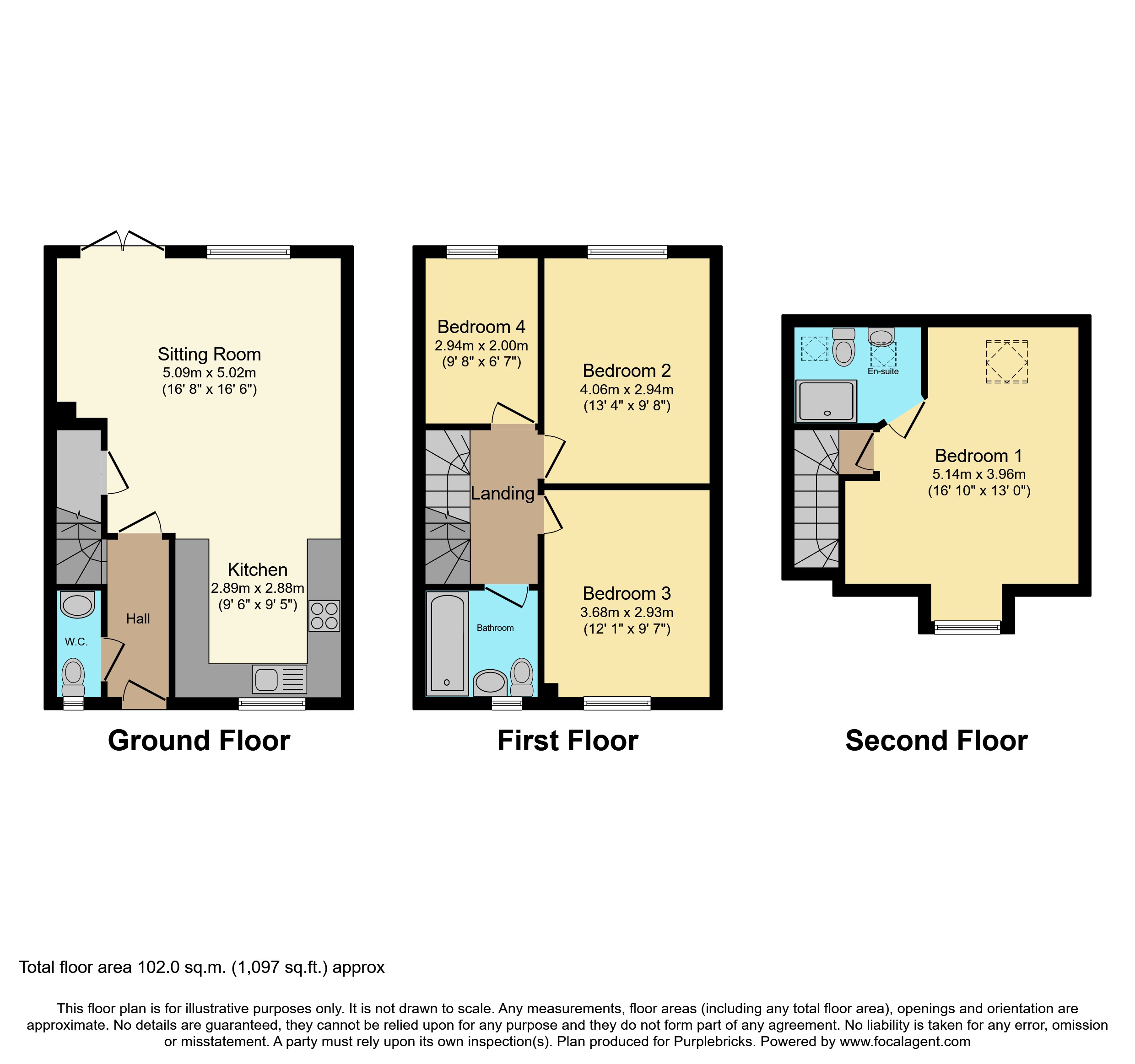 4, Pine Close, Ware floorplan